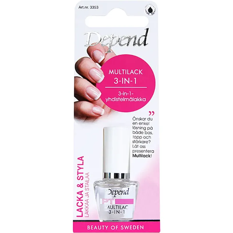 Nytt lägre pris | DependMulti-Nail Polish 3-in-1