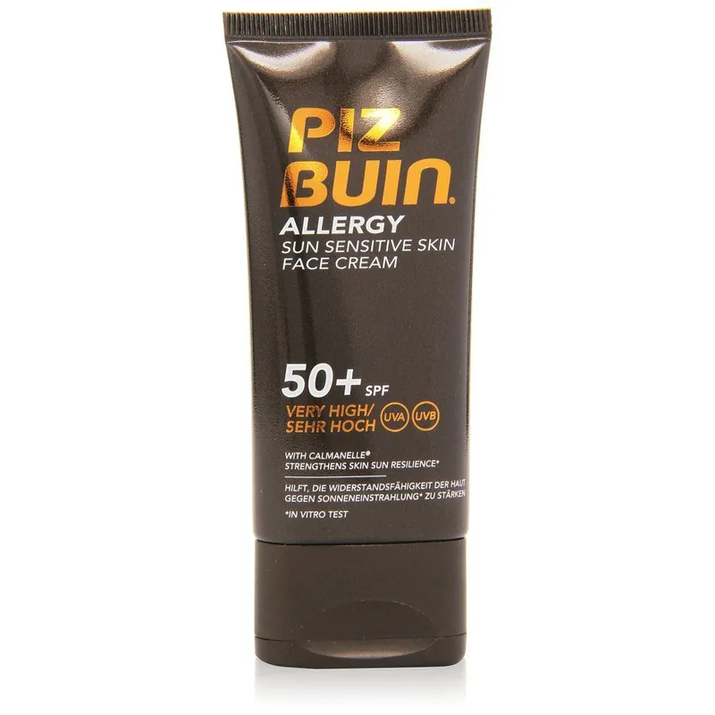 Piz Buin Allergy Sun Sensitive Skin Face Cream SPF 50 Very High 50ml - Nyligen lanserat