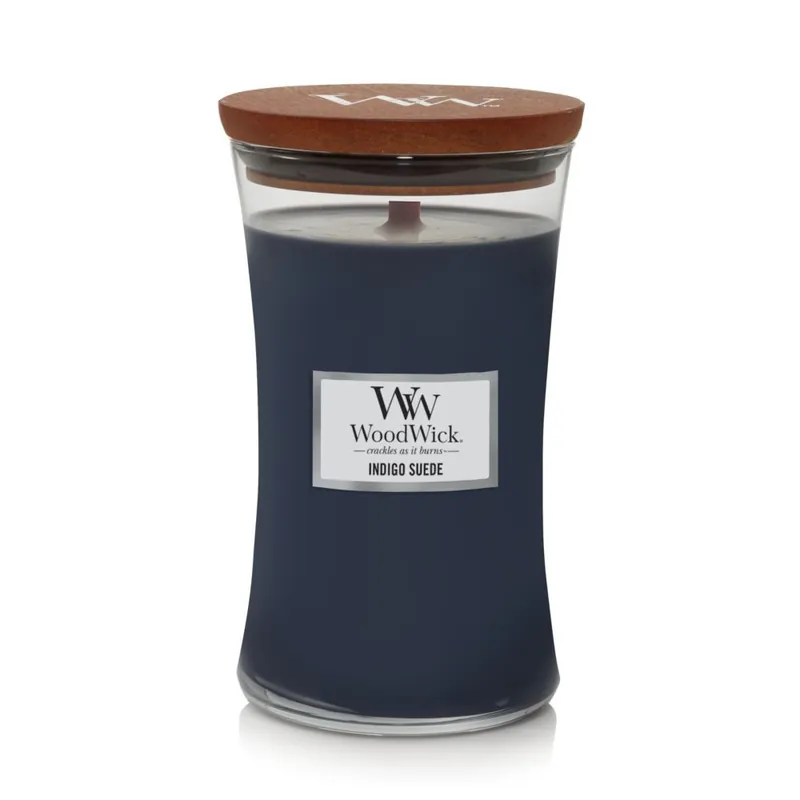 Lägg i varukorg - WoodWick Large - Indigo Suede