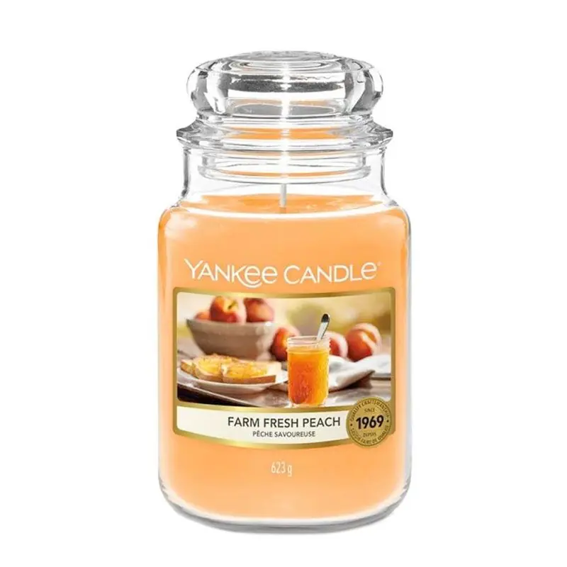 Yankee Candle Classic Large Farm Fresh Peach - Fyndpris