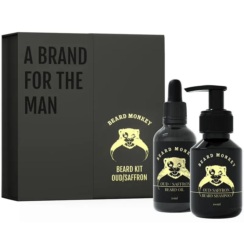 Skaffa nu - Giftset Beard Monkey 2021Oud and Saffron