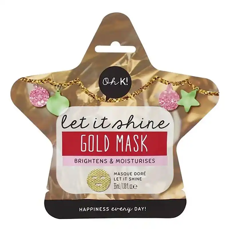 Oh K! Let it Shine Gold Mask | Bra pris