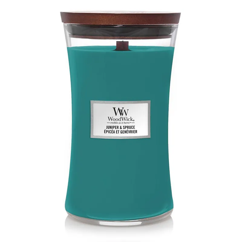 WoodWick Large - Juniper & Spruce | Kanonerbjudande