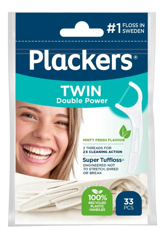 Twin Double Effect Flossers - 33 st - Outlet