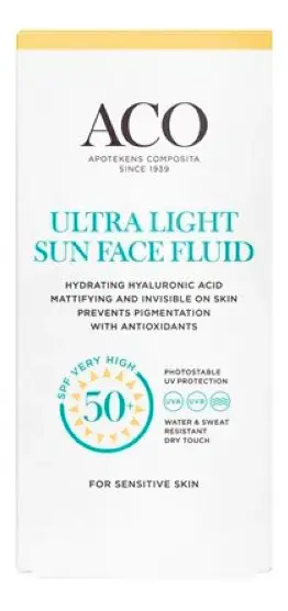Populär - SUN Ultra Light Face Fluid SPF50 - 40 ml