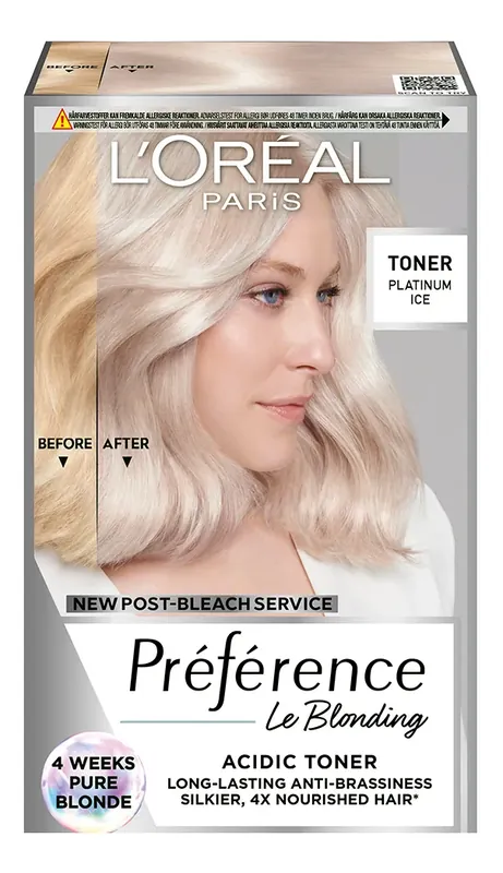 Pr茅f茅rence Le Blonding Toner Platinum Ice - Bara idag