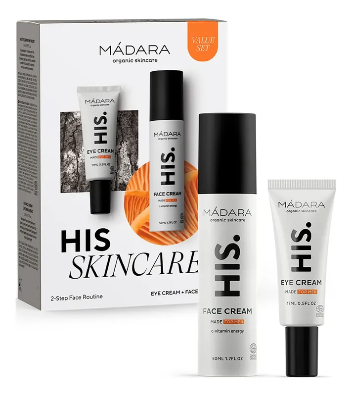 Kanonpris | M谩dara His Skincare 2-Step Face Routine Set
